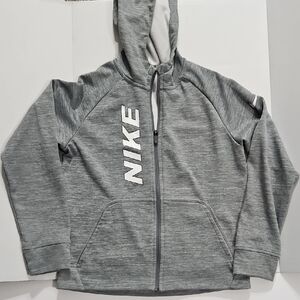 Nike Kids Gray Hooded Jacket
